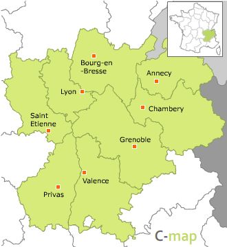 Map Of Rhone