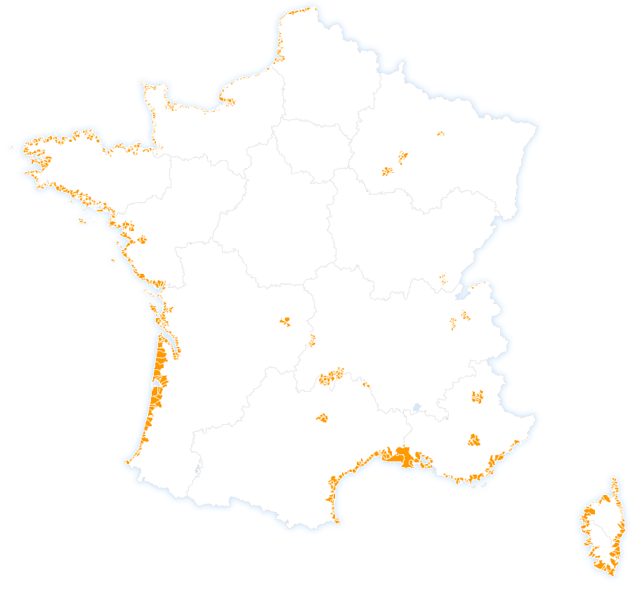 Villes littorales en France