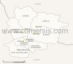 d'Andorre avec paroisses et villes