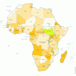 modifiable Word et Excel des États d'Afrique