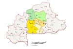 régions du Burkina Faso modifiables avec Word ou Excel