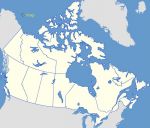 Vector base map of Canada