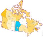 Canada provinces map for Word and Excel