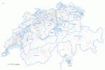 Map of Communities of Switzerland ( vector and raster in layers )
