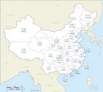 Vector map of china provinces