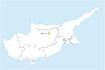 de Chypre avec districts gratuite