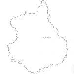 28 Eure et Loir french department vector map