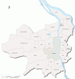 Bordeaux Metropole municpalities map