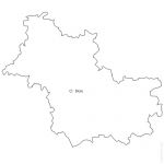 41 Loir et Cher french department vector map