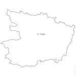 Maine et Loire ( 49 ) french department vector map