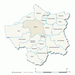 Grand Nancy metropole municipalities map