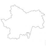 71 Saône et Loire french department vector map