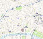 Paris 8th arrondissement map plan
