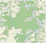 Map of the Fontainebleau Forest