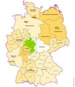 Excel et Word modifiable des districts d'Allemagne