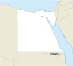 Egypt blank vector map