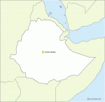Ethiopia free customizable map