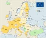 European Union members free map
