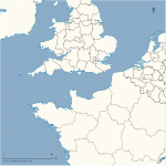 English Channel sea customizable base map