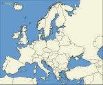 free vector Map of Europe countries