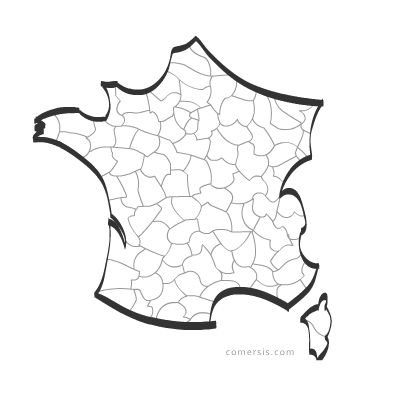 Carte De France Stylisée Gratuite | My blog