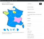 régions de France cliquables pour Wordpress