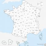départements de France vectorielle avec noms
