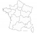 French Regions and departments map