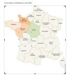 régions de France Word et Excel gratuite