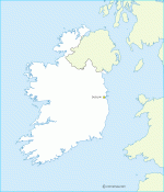 Irlande frontières vectorielle gratuite