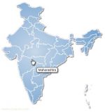 India regions clickable map