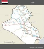 Iraq vector road map
