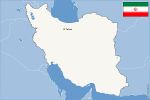 Iran free vector map and neighboring countries