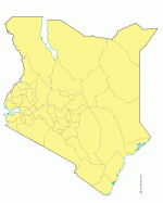 Kenya counties free map