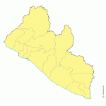 Liberia counties map