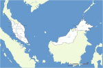 Free Malaysia editable map