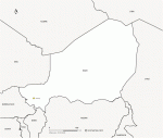 Niger and border countries free map