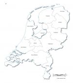 Map of the provinces of the Netherlands