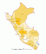 Peru departments map