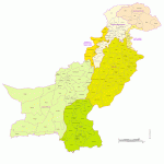 Pakistan provinces and districts map