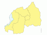 Rwanda provinces free map