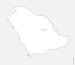 Free vector map of Saudi Arabia