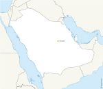 Arabie saoudite carte du monde