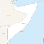 Vector map of Somalia for free
