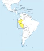 South America states map for Office