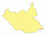 South Sudan administrative map