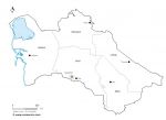 Turkménistan carte provinces