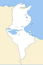 Blank vector map of Tunisia Free