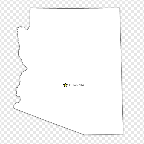 Arizona (AZ) US STATE free vector map