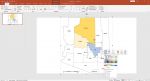 Arizona counties customizable map for Office